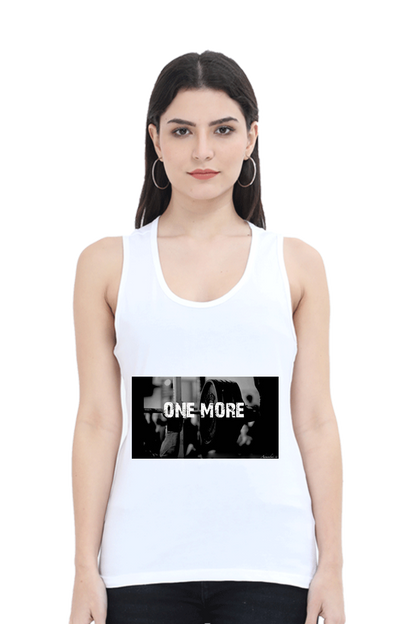 Women Minimalistic Tank Top -  One More