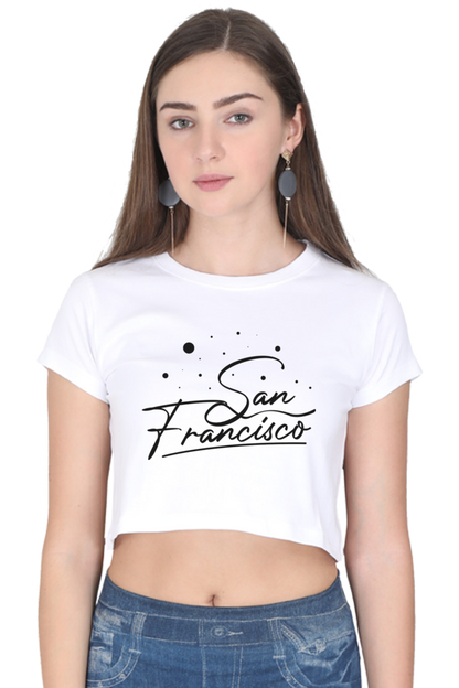 Women's Crop Top - San Francisco