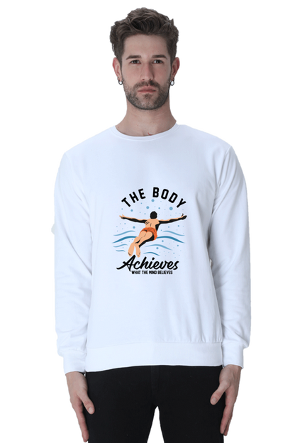 Men Swimming Sweatshirt - Achieves