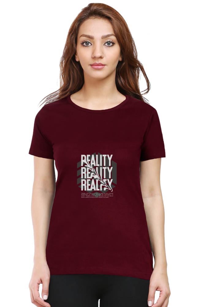 Women’s Round Neck Stones T-Shirts - Reality