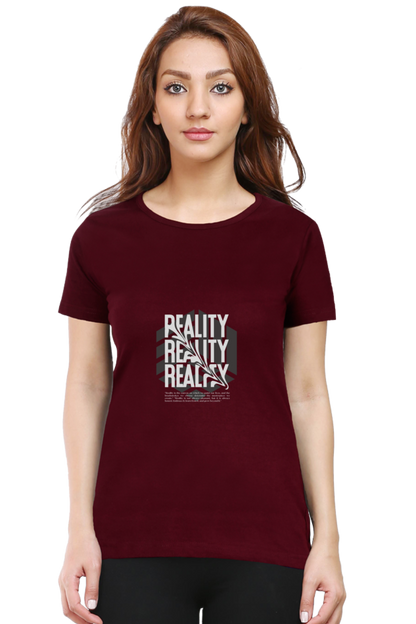 Women’s Round Neck Stones T-Shirts - Reality