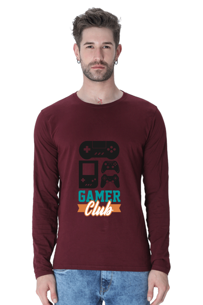 Men’s  Gamer Full Sleeve - T Shirt - Club