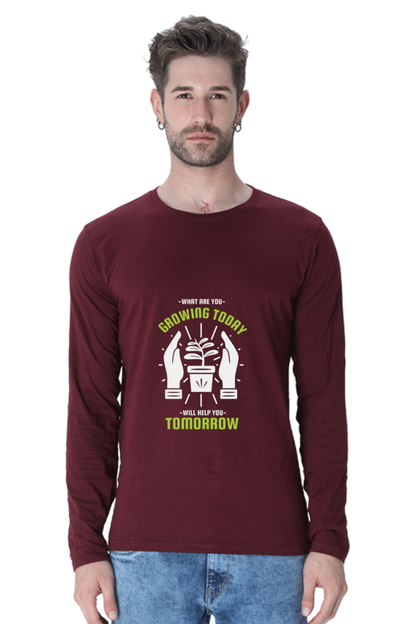 Men's Gardening Full sleeve T-Shirt - growing