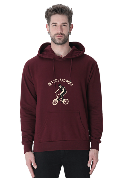 Men's  Rider Sweatshirts Hoodie - get out