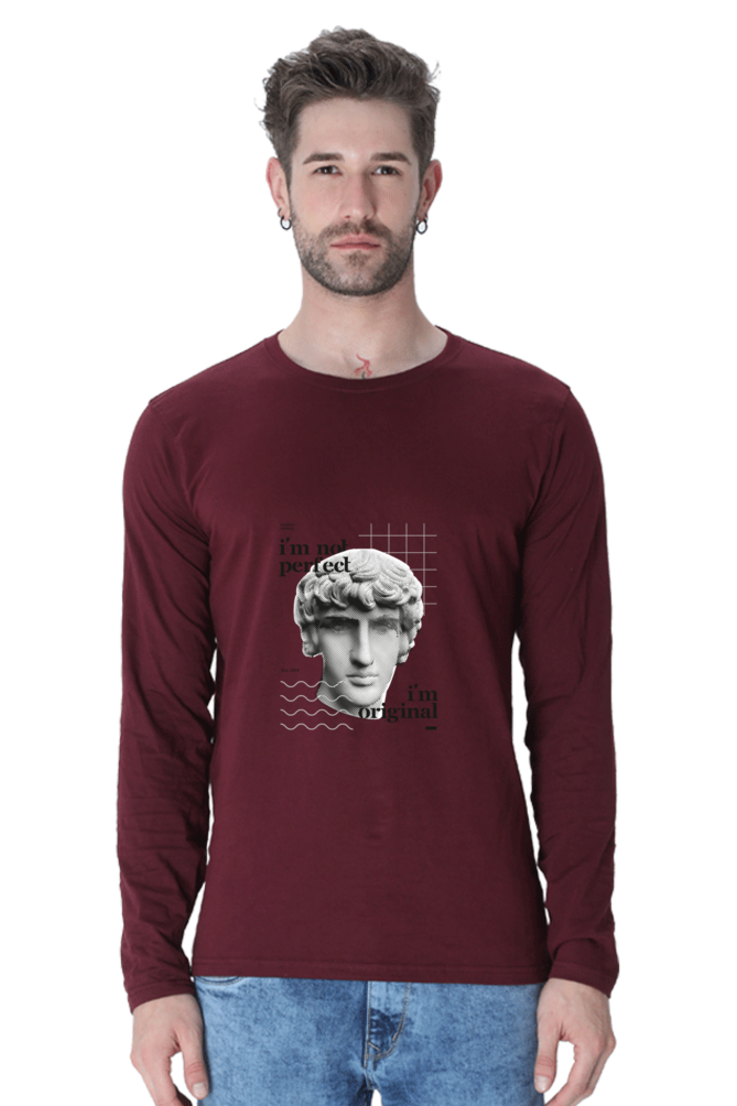 Round Neck Half-Sleeves - not perfect but original - T-Shirt