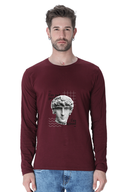 Round Neck Half-Sleeves - not perfect but original - T-Shirt