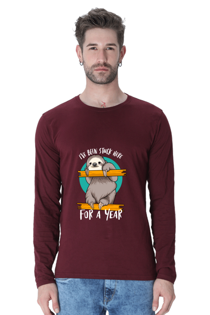 Men’s  Funny & Queen SVG Full Sleeve - T Shirt - stuck