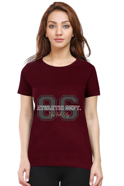 Women’s Round Neck Printed Urban  T-Shirts - New York City