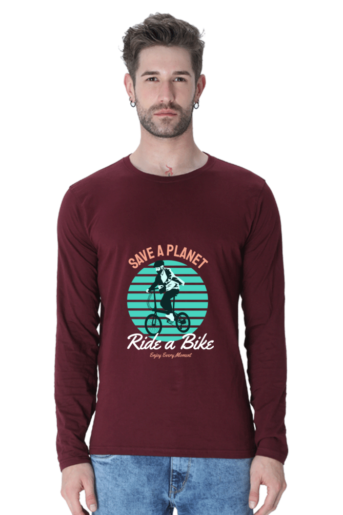 Men’s  BMX Full Sleeve - T Shirt - ride bike
