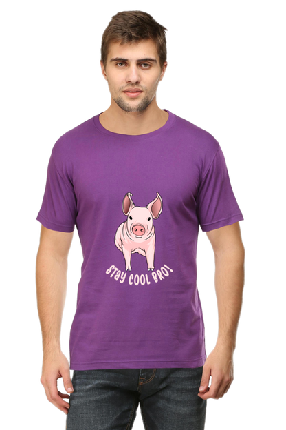 Men's Funny & Queen SVG Round Neck T-Shirt - cool