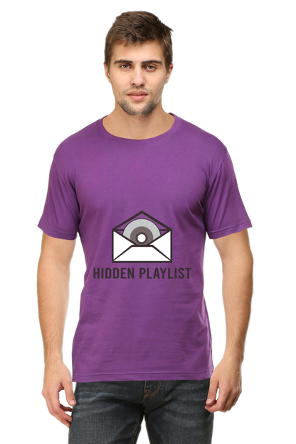 Music Unisex Cotton Round Neck T-shirt - Hidden Playlist