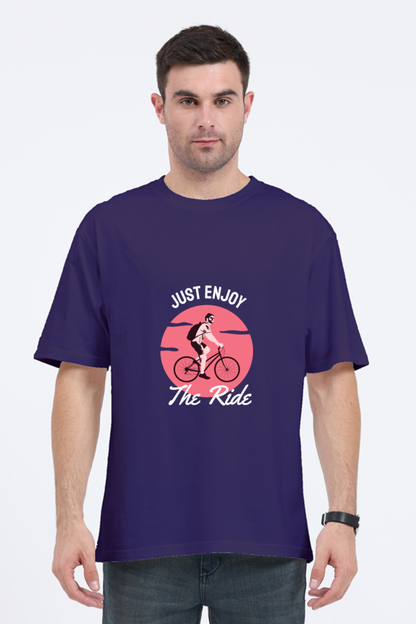 Men Rider Oversized Classic T Shirt  - just enjoy