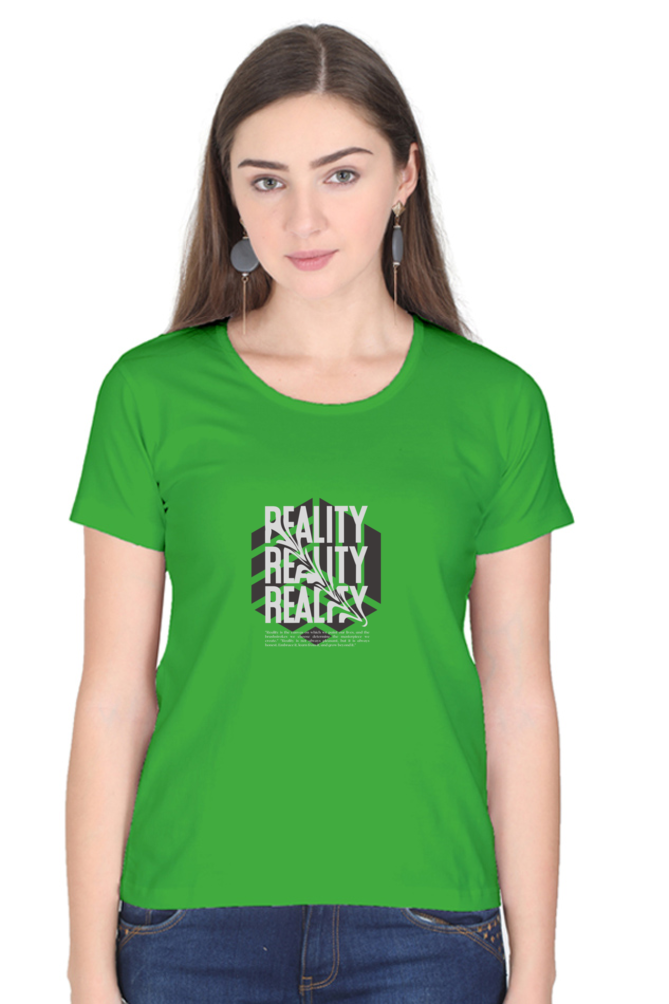 Women’s Round Neck Stones T-Shirts - Reality
