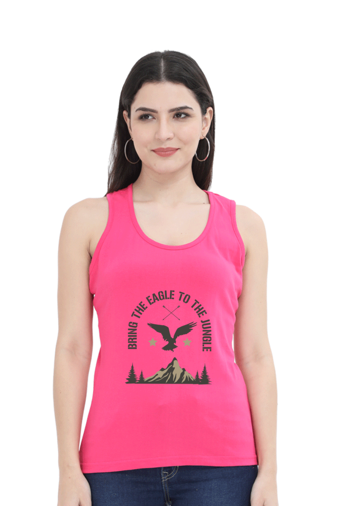 Women Motivational Tank Top -  Eagle
