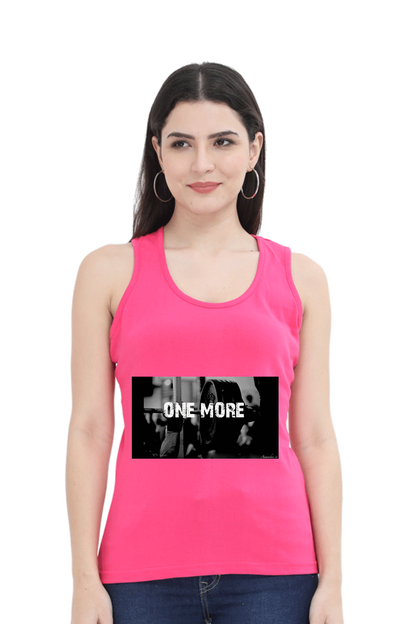 Women Minimalistic Tank Top -  One More