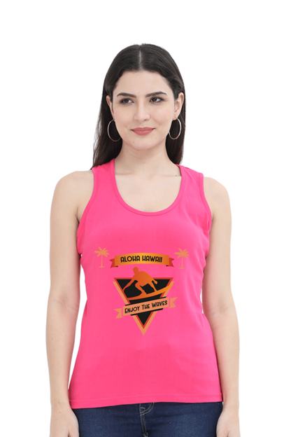Women Summer Tank Top -  Enjoy Waves