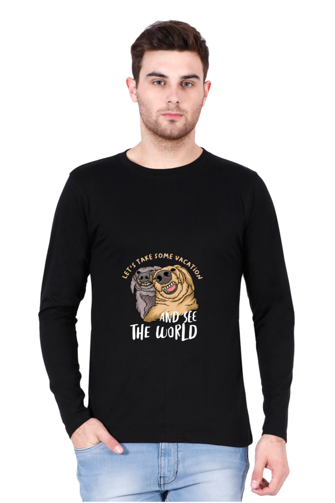 Men’s  Funny & Queen SVG Full Sleeve - T Shirt - vacation