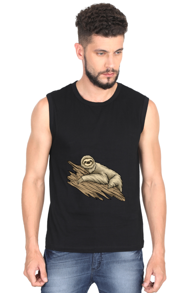 Men’s Sloth Gym Vest - just chill