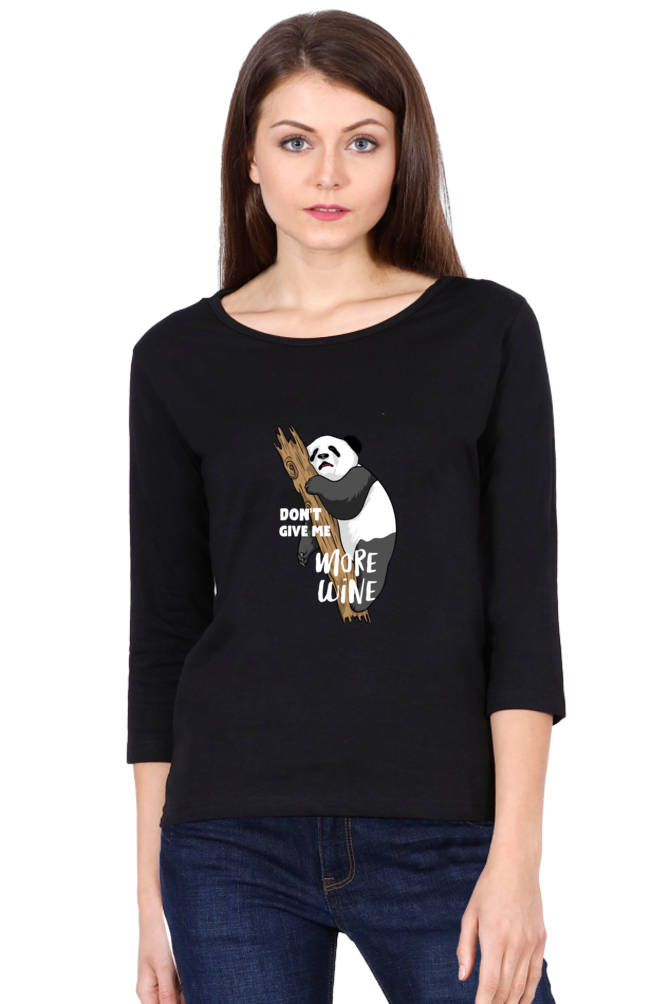 Women’s Full Sleeves Funny & Queen SVG T-Shirts - Wine