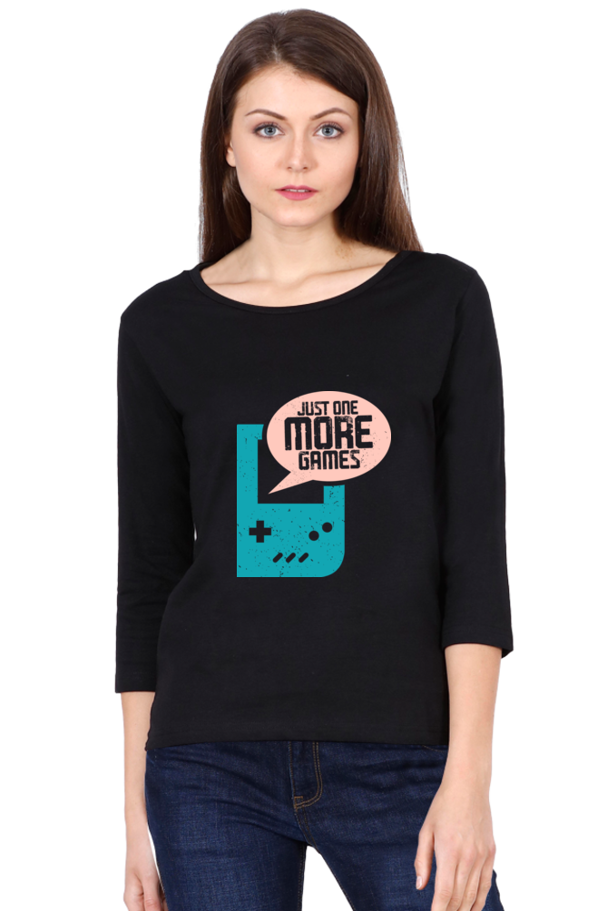 Women’s Full Sleeves Gamer T-Shirts - Just One