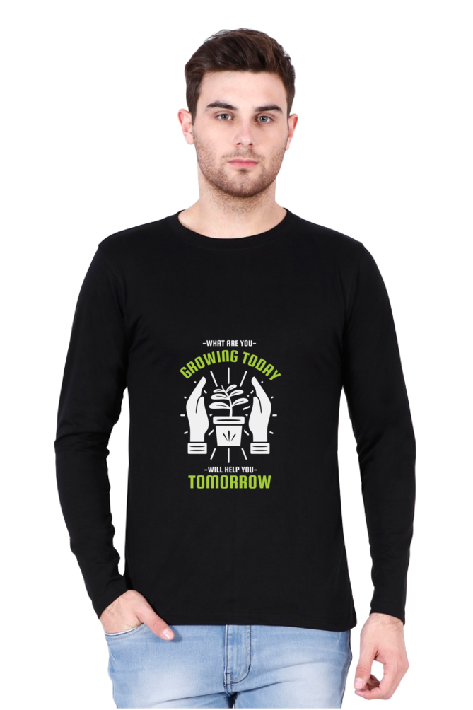 Men's Gardening Full sleeve T-Shirt - growing