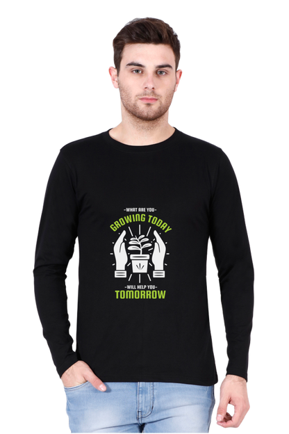 Men's Gardening Full sleeve T-Shirt - growing