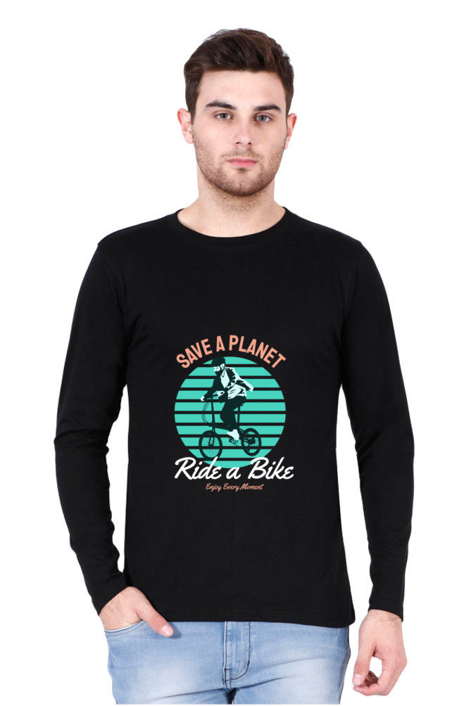 Men’s  BMX Full Sleeve - T Shirt - ride bike