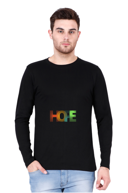 Men’s  Minimalistic Full Sleeve - T Shirt - Hope
