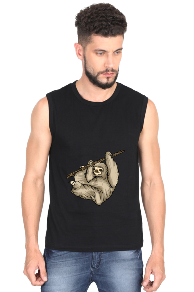 Men’s Sloth Gym Vest - swing along