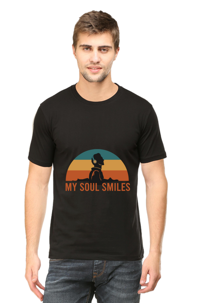 Music Unisex Cotton Round Neck T-shirt -  Soul Smiles