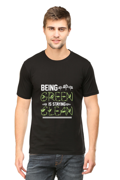 Men's Gardening Cotton Round Neck T-Shirt - clean