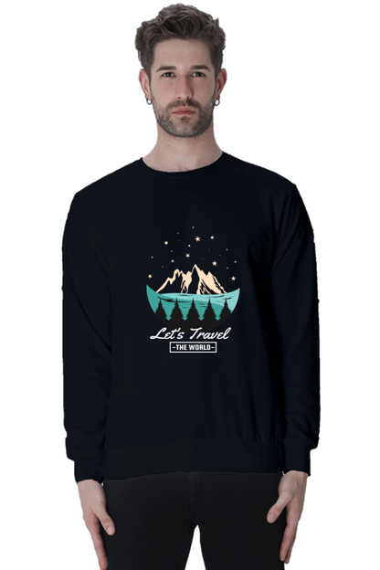 Men Adventure Sweatshirt - let's travel
