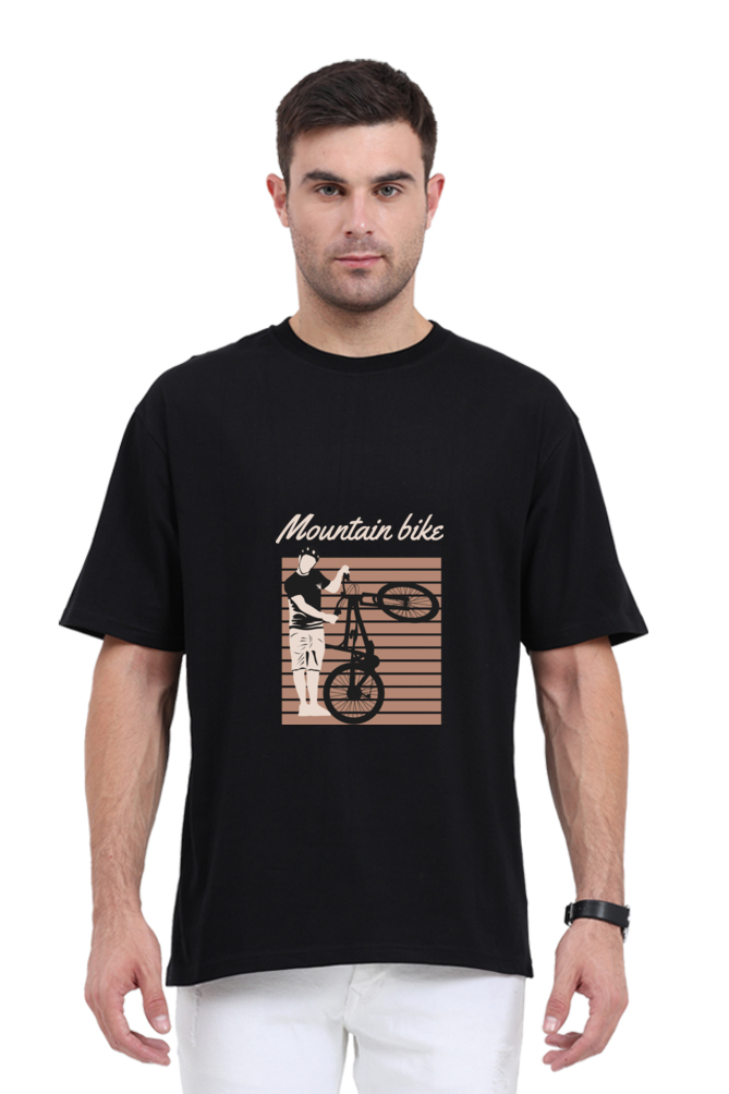 Men Rider Oversized Classic T Shirt  - mountain