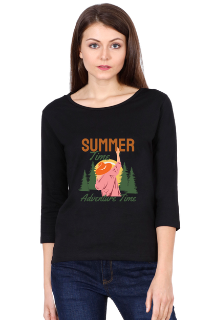 Women’s Full Sleeves Summer T-Shirts -  Adventure
