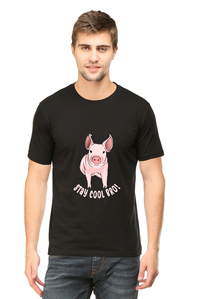 Men's Funny & Queen SVG Round Neck T-Shirt - cool