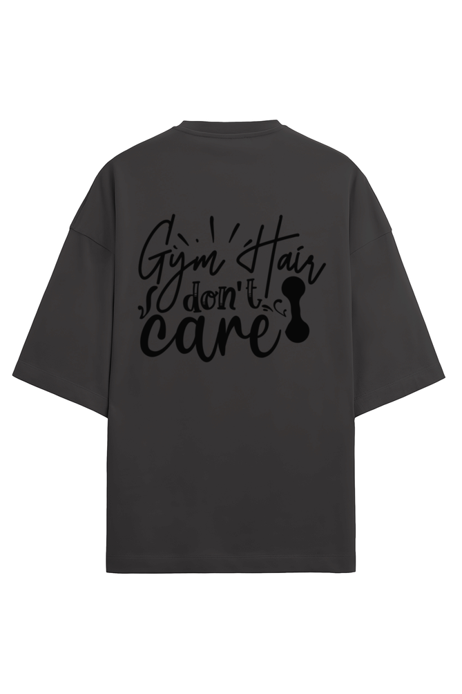 Women Terry Oversized T Shirt Gym Hair