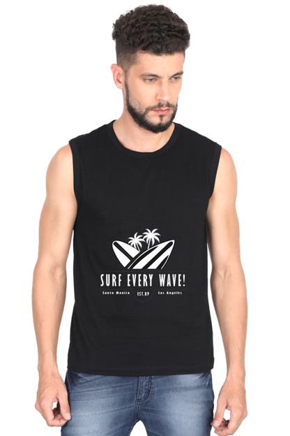 Men’s Summer Gym Vest - Surf Wave
