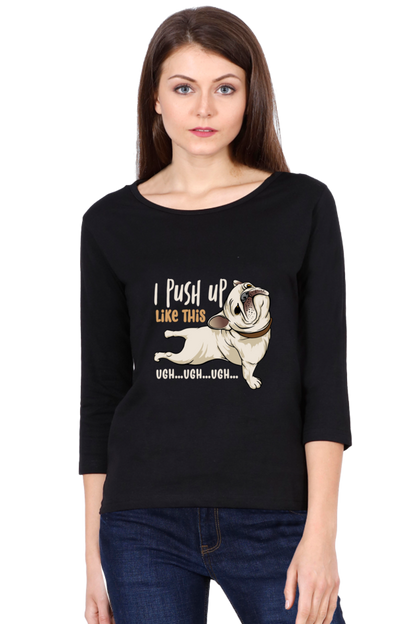Women’s Full Sleeves Funny & Queen SVG T-Shirts - Push up