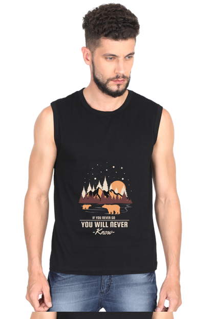 Men’s Adventure Gym Vest - never know