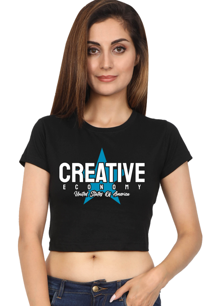 Women's Crop Top - Creative