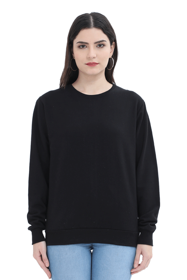 Women Sweatshirt - Plain Sweatshirt