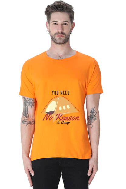 Men's Round Neck Summer T-Shirt - No Reason