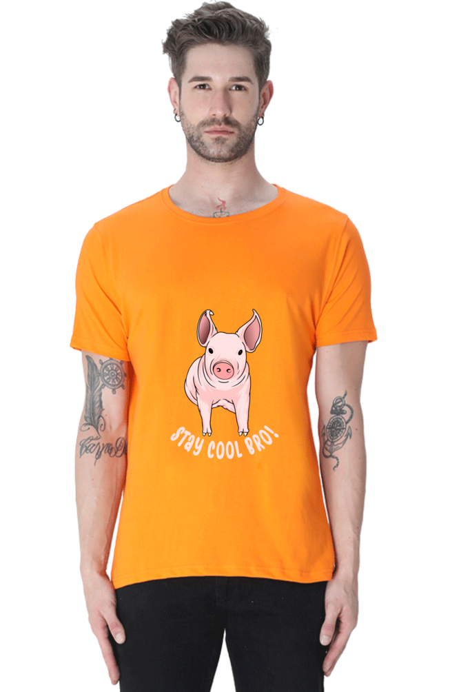 Men's Funny & Queen SVG Round Neck T-Shirt - cool