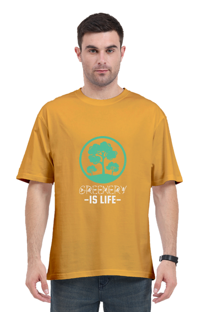 Men Gardening Oversized Classic T Shirt  - greenery