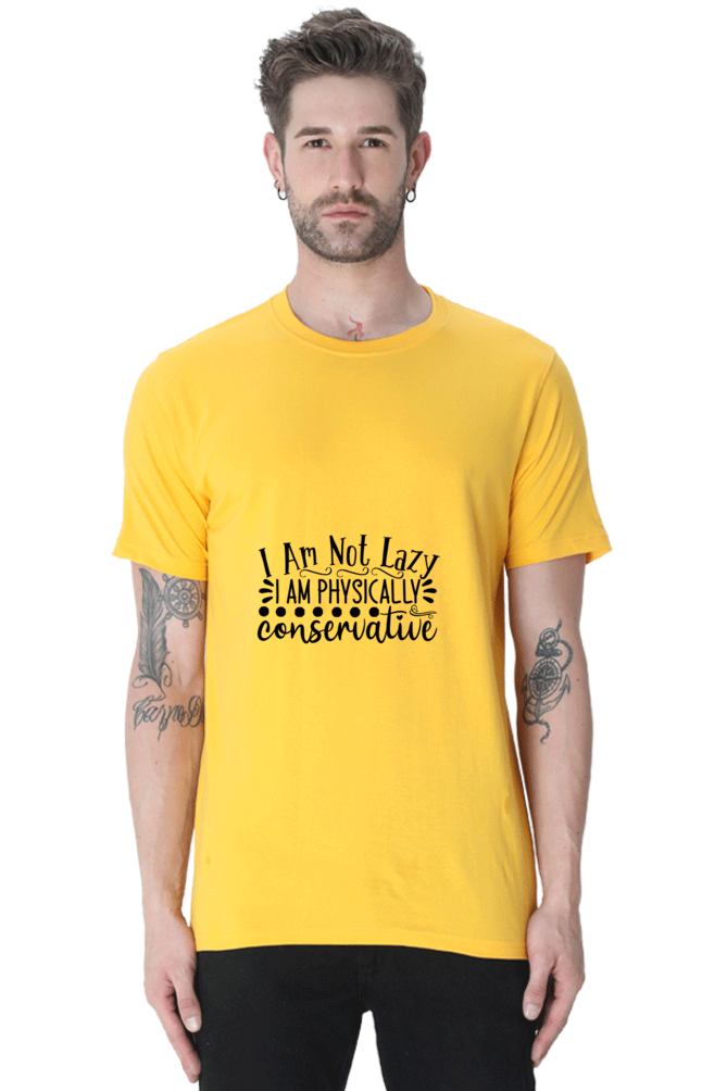 Men's Funny & Queen SVG Round Neck T-Shirt - conservative