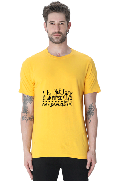 Men's Funny & Queen SVG Round Neck T-Shirt - conservative
