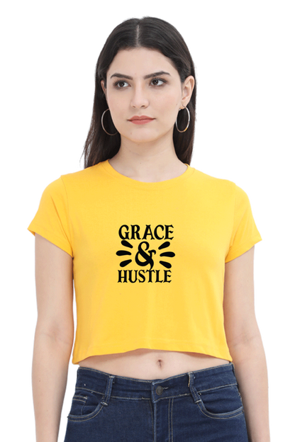 Women Motivational Crop Top - Grace