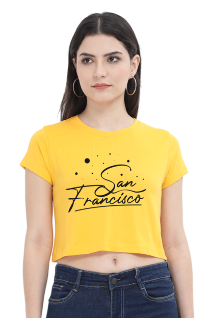 Women's Crop Top - San Francisco