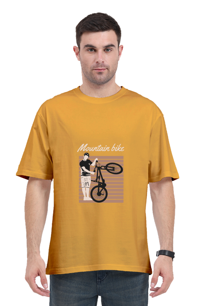 Men Rider Oversized Classic T Shirt  - mountain
