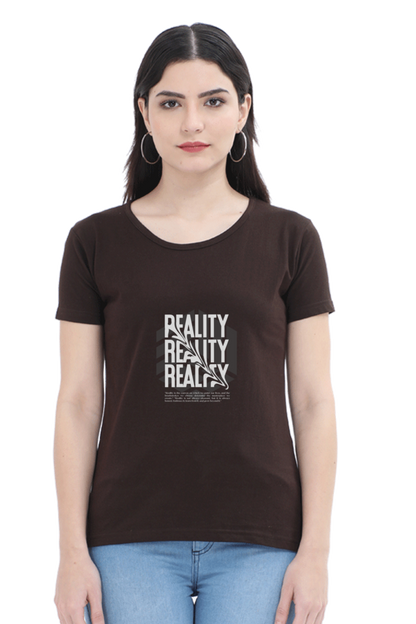 Women’s Round Neck Stones T-Shirts - Reality